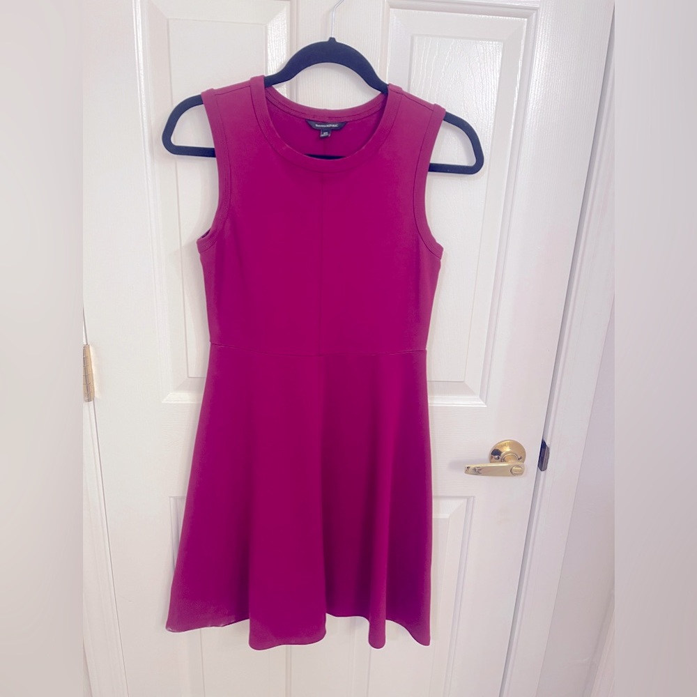 Banana Republic Cranberry A-Line Dress XS